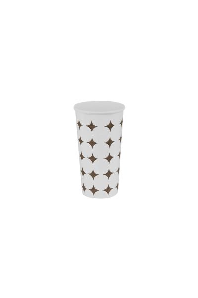 7 oz Karton Bardak Yıldız Desen