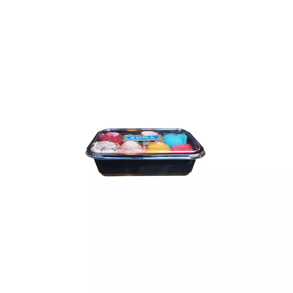 Dondurma ve Kurabiye Kasesi Siyah 500 Gr
